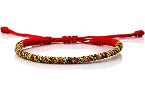 Prosperity Woven Gold Tibetan Lucky Protection Bracelet