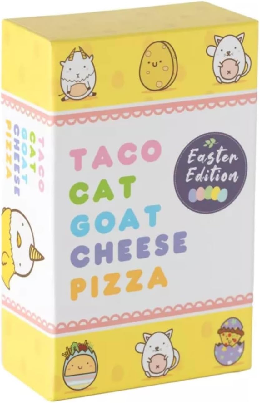 Dolphin Hat Games Taco Cat Goat Cheese Pizza - Easter Edition! Fun Seasonal Version of Our hit Ages 8+, 10-15 Minutes to Play, 2-8 Players