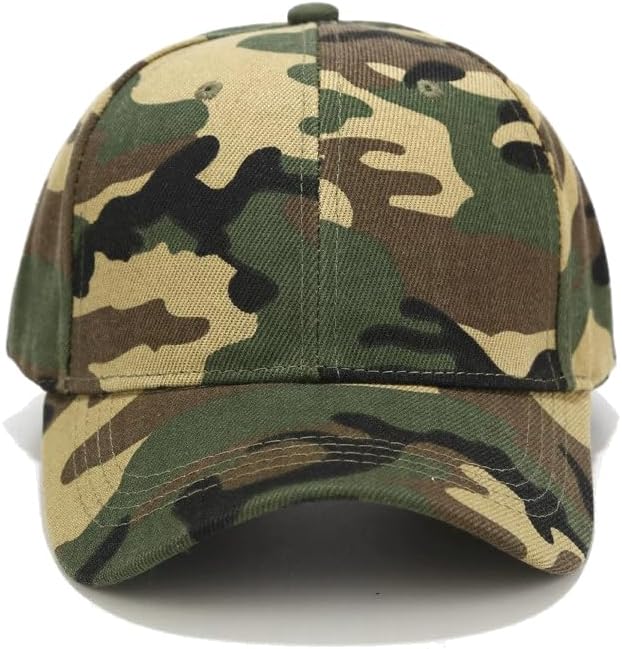 Malaxlx Baseball Cap for Men Women Adjustable Outdoor Sports Hat American Flag Camo Classic Style - Image 3