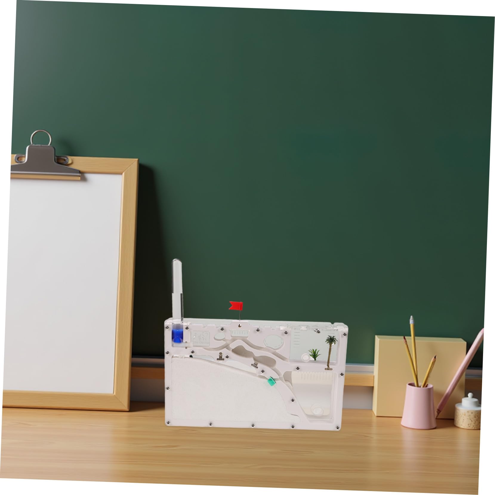 Ant Habitat Castillo Ecológico Transparente Terrario Kit para Observación y Experimentación Científica Infantil Educativo