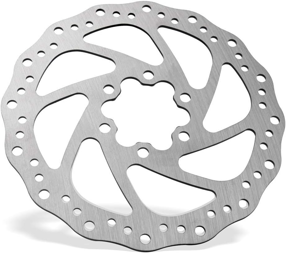 Drahtesel Bicycle brake disc 140 mm 6-hole compatible with Avid, Magura, Hayes, Tektro, Shimano and much more.