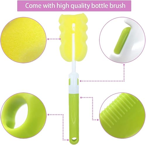 Miniatura 7 de Kvvdi Paquete de 8 fundas de neopreno para botella de agua de 12 oz - 18 onzas, funda de botella de vidrio aislada de 16.9 oz