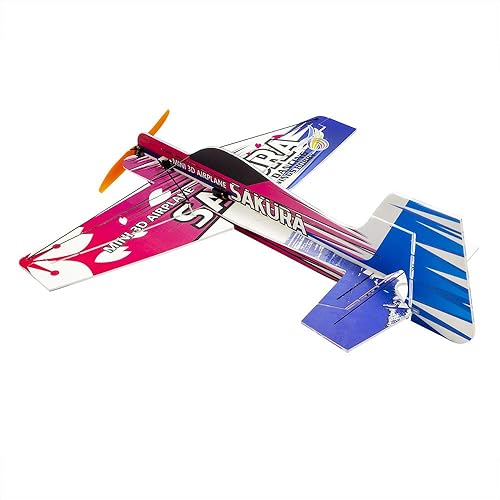 Miniatura 3 de Viloga Avión volador acrobático 3D EPP Sakura, 16.535 in, kit de avión RC de espuma duradera para adultos (KIT, PP Sakura, no incluye control de