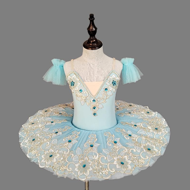 Professionelles Ballettkleid für Mädchen, Kinder Pfannkuchen Ballettkleidung Rock Tütü Tanzkleidung
