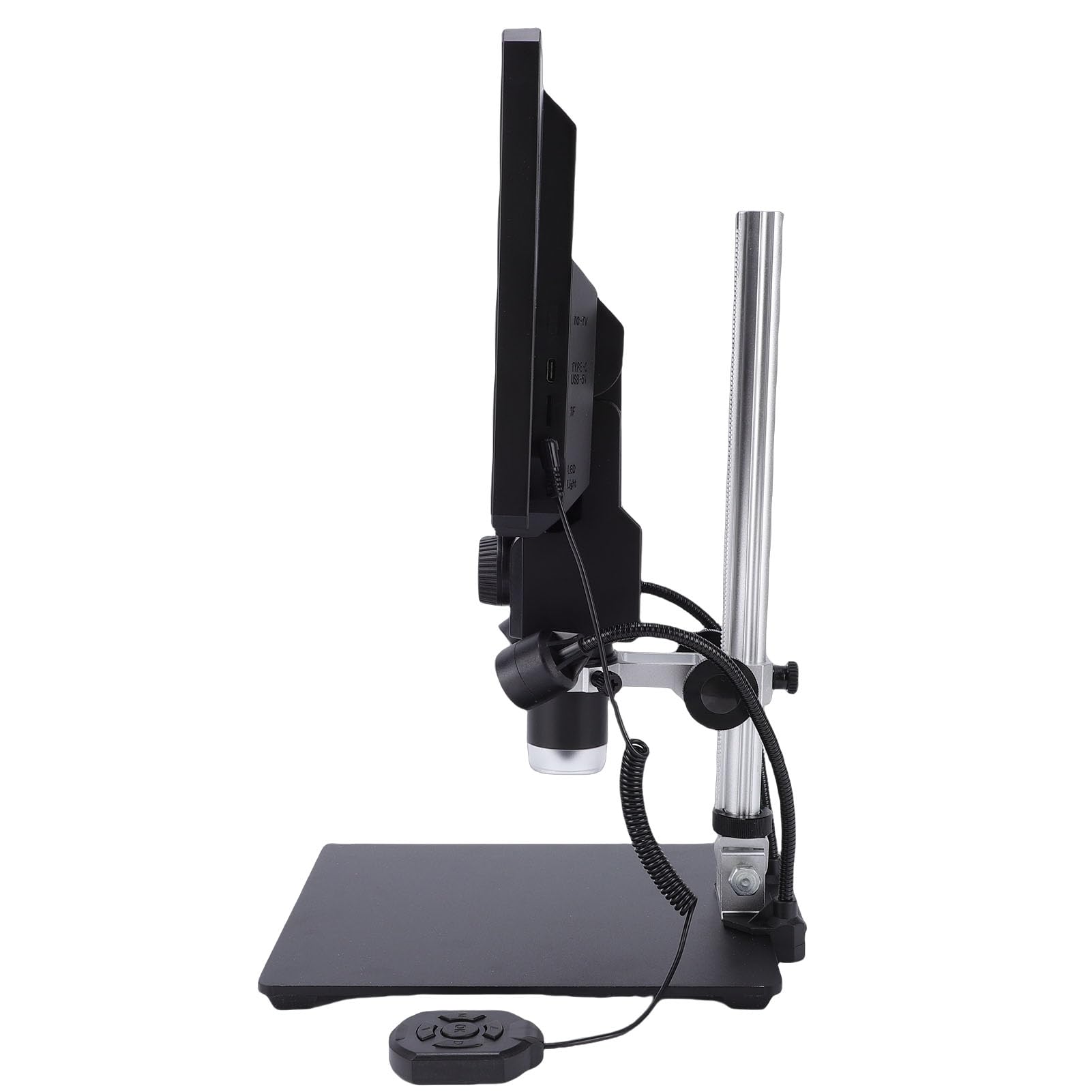 GOWENIC 2000x Professionelles Digitalmikroskop |10,1-Zoll-HD-Bildschirm 12 MP für Biologie, Mineralien, Münzlötinspektion mit LED-Ringlicht-Fernbedienung