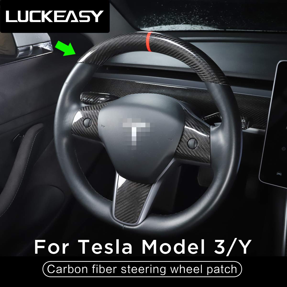 Alcantara Steering Wheel Covers For Tesla Model Y 20172023