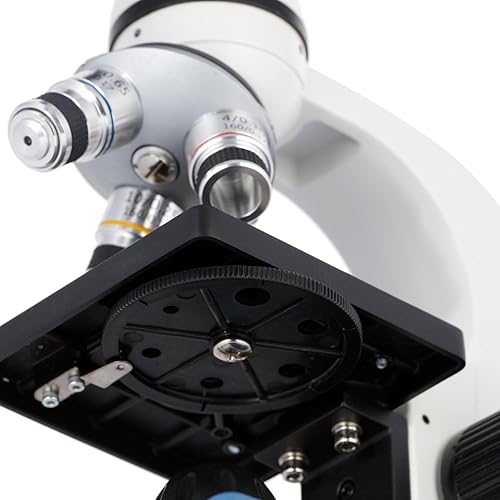 Miniatura 5 de Microscopio compuesto sin cuerdas con lentes y luz led AmScope m150 C-i 40x -1000x.