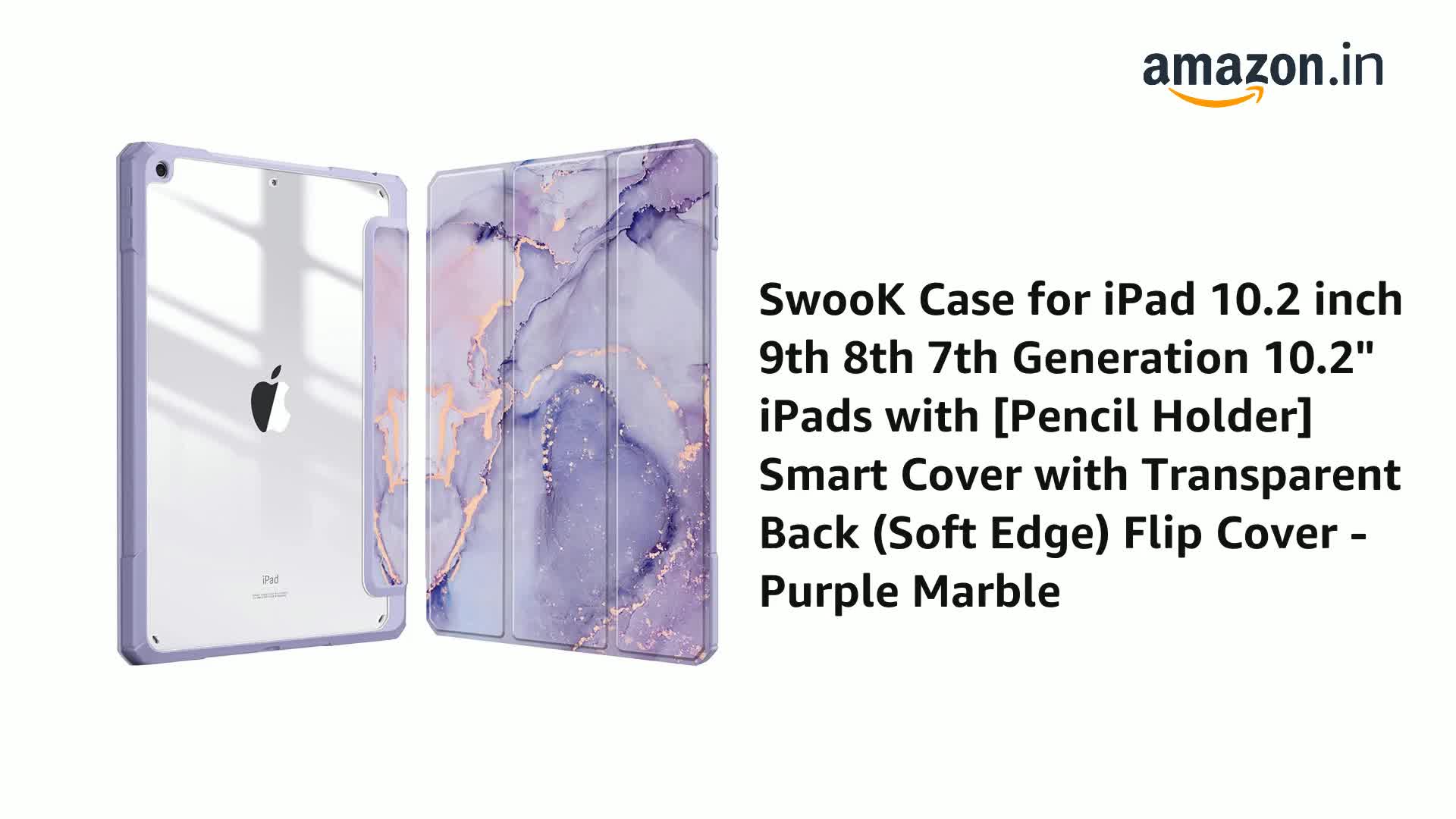 SwooK Case for iPad 10.2 inch 9th 8th 7th Generation 10.2