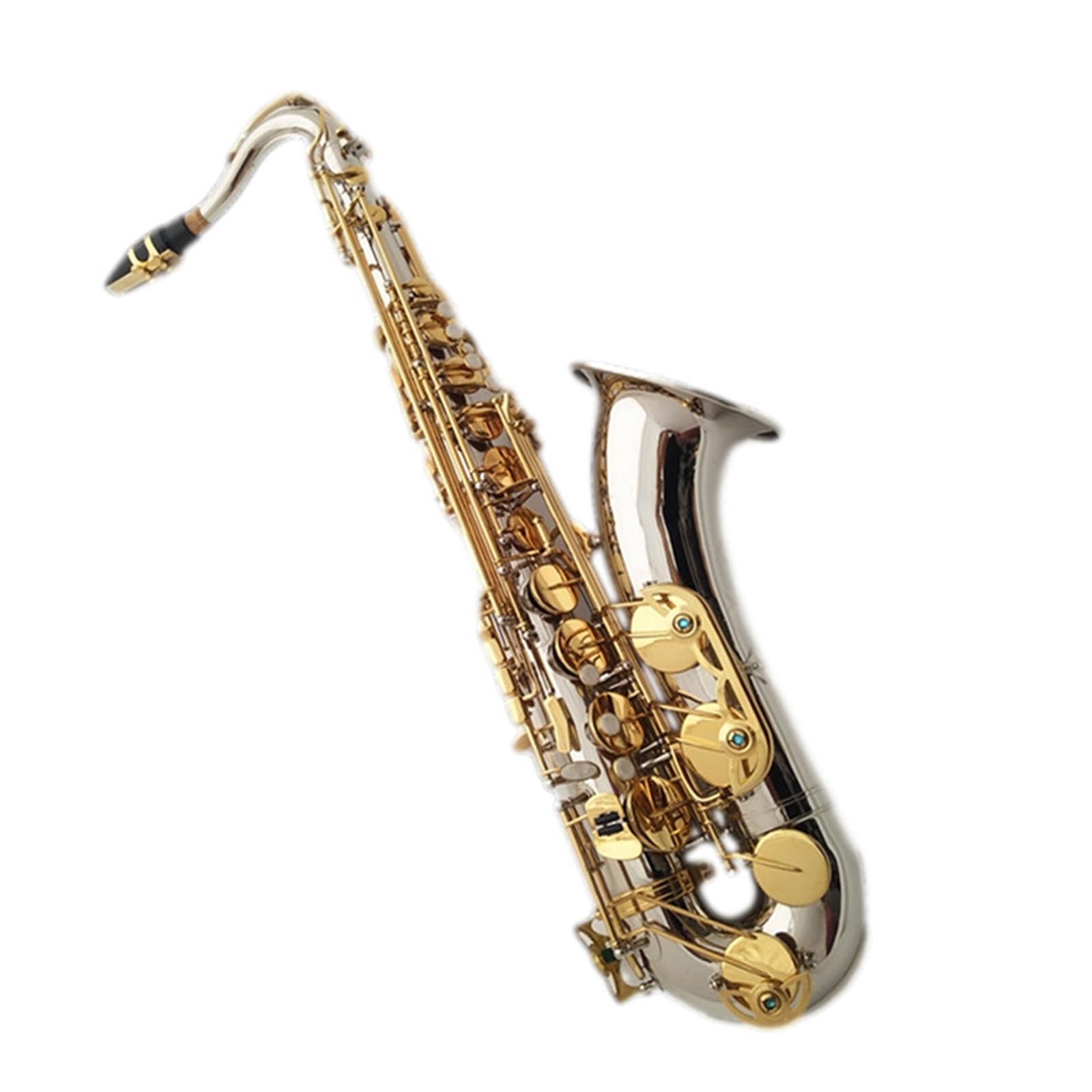 Sassofono Per Principianti Sassofono Tenore Con Corpo In Argento Chiave Dorata Sassofono Tenore In Si Bemolle Sassofono Tenore Per Principianti