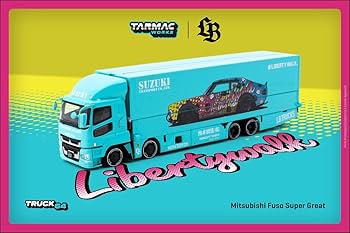Amazon | TARMACWORKS 1/64 Mitsubishi Fuso Super Great LB