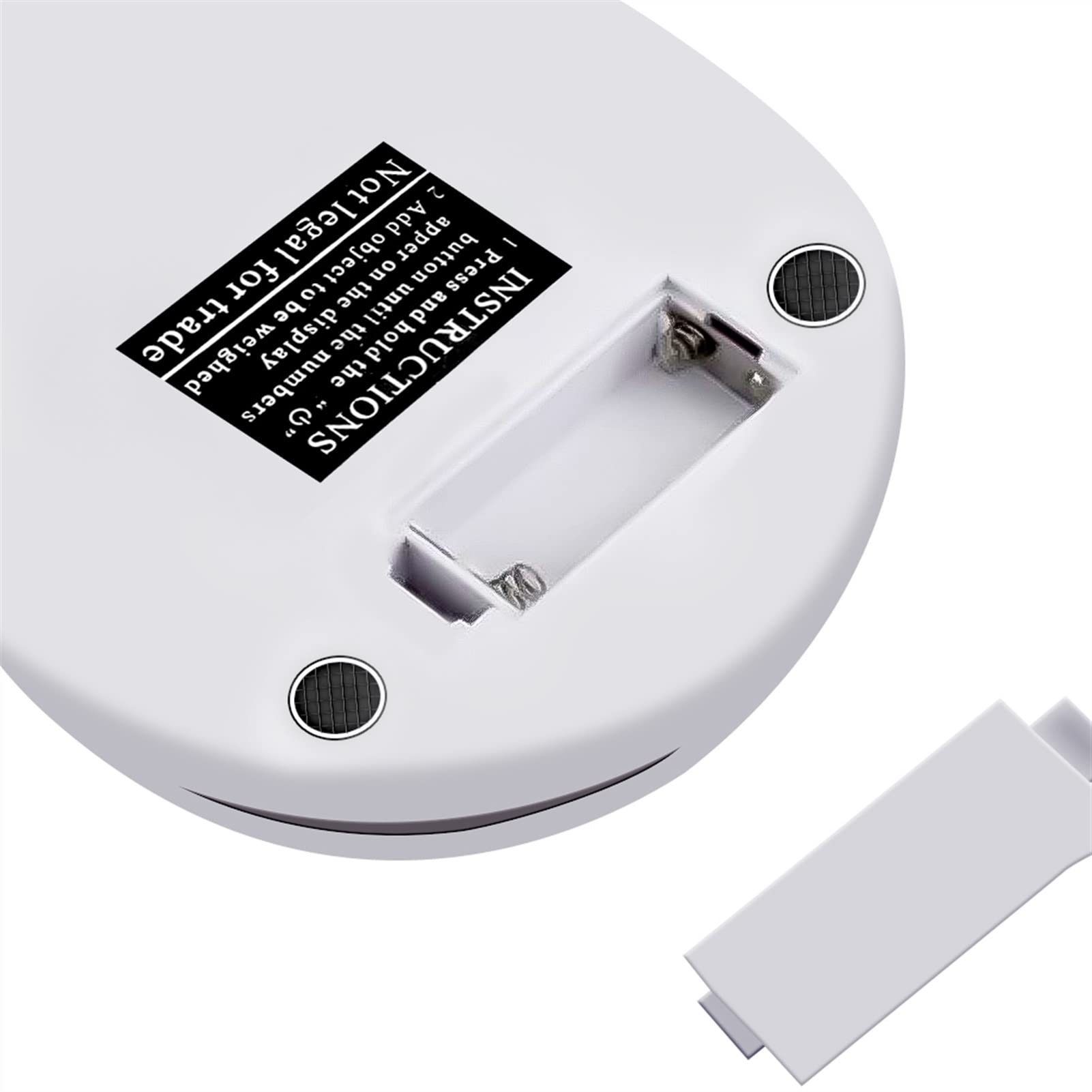Báscula de cocina Báscula de peso de alimentos con tazón - Ultraprecisa, sensor único, báscula de cocina digital para preparación de alimentos con tazones personalizados que se ajustan a la parte