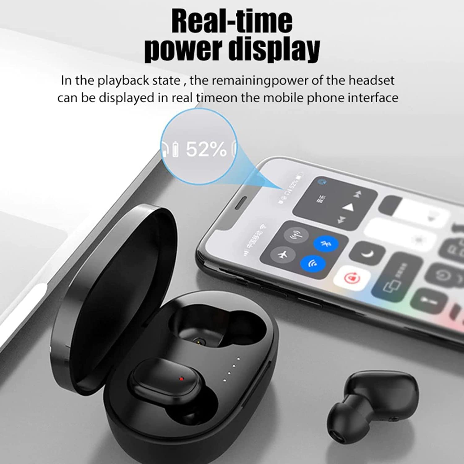 COREGENIX Buds Mini TWS with ENC Bluetooth 5.2 Wireless Headphones, 25Hrs Playtime, Deep Bass, Low Latency, Stereo Calls, Snug-fit TWS Earbuds, Smooth Touch Control & Fast Charging 2