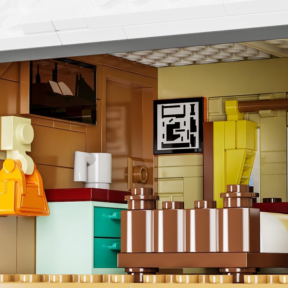 Winter Christmas Holiday House Building Set, Holiday Village Blocks, Christmas House Gifts for Adults and Teen (1431pcs)