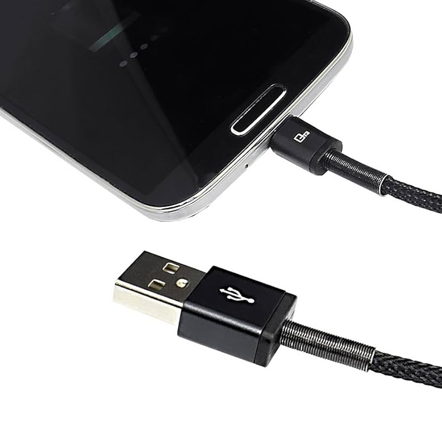 (未使用･未開封品)　クオリティトラストジャパン 壊れる部分を素材強化! 強化ナイロンケーブルを使用し絡まりづらいmicroUSB充電通信ケーブル ゴール kmdlckf Amazon.co.jp: クオリティトラストジャパン 【耐荷重430kg