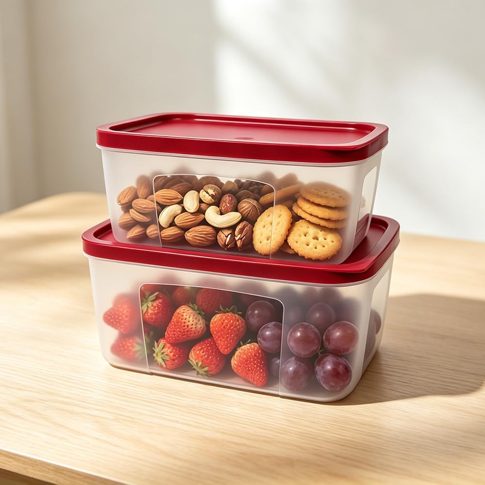 Cookie Storage Containers Airtight 3 Pack 1L+2L+3L image 5