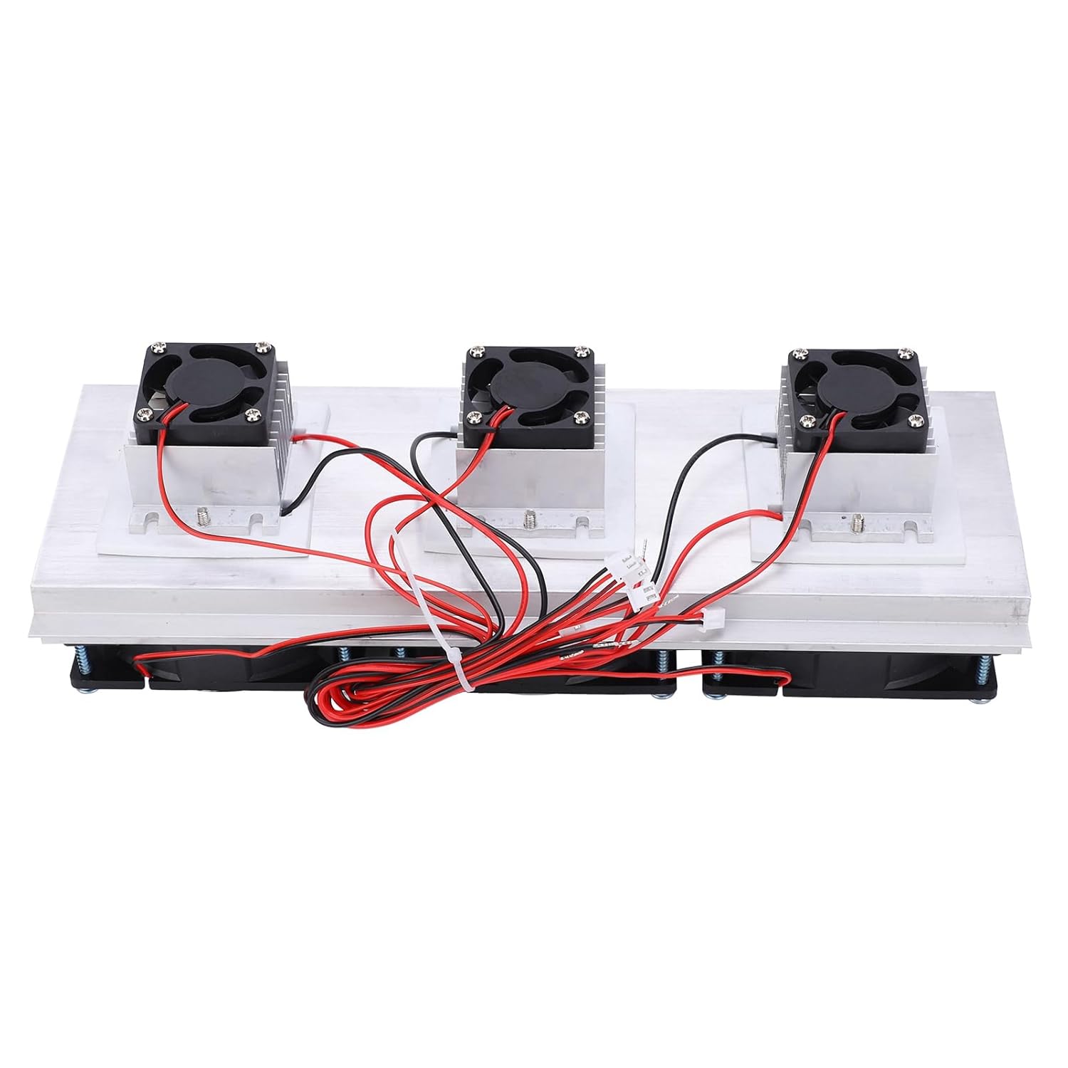 High Power Semiconductor Cooling System Thermoelectric Peltier Refrigeration Device with 3 Fans 12V 180W Quiet Air Cooler for Electronics Cooling and Lab Research