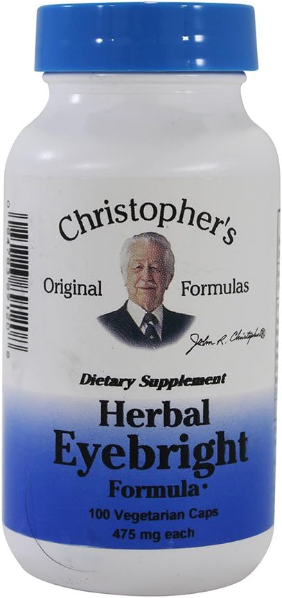 Christopher's Original Formulas Herbal Eye Formula - Natural Eye Support with Whole Food Herbs - Pack of 2