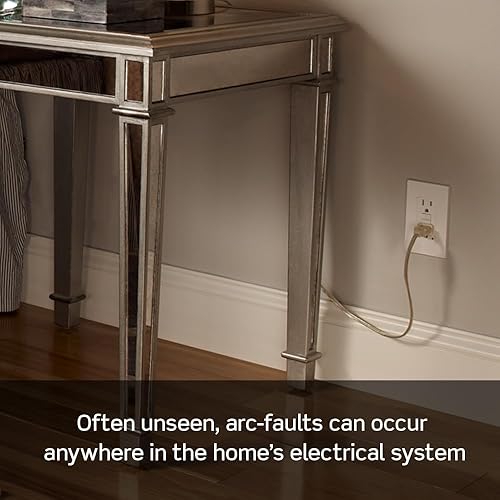 Miniatura 10 de Leviton GUAC1-W 15A SmartlockPro - Combinación GFCI de autocomprobación con USB tipo A y tipo C en pared, cargador USB para teléfonos inteligentes y