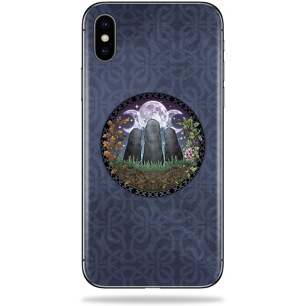 MIGHTY SKINS MightySkins Skin Compatible with Apple iPhone Xs Max - Awen Stones | Protective, Durable, and Unique Vinyl Decal wrap Cover | Easy to Apply, Remove, and Change Styles | Made in The USA