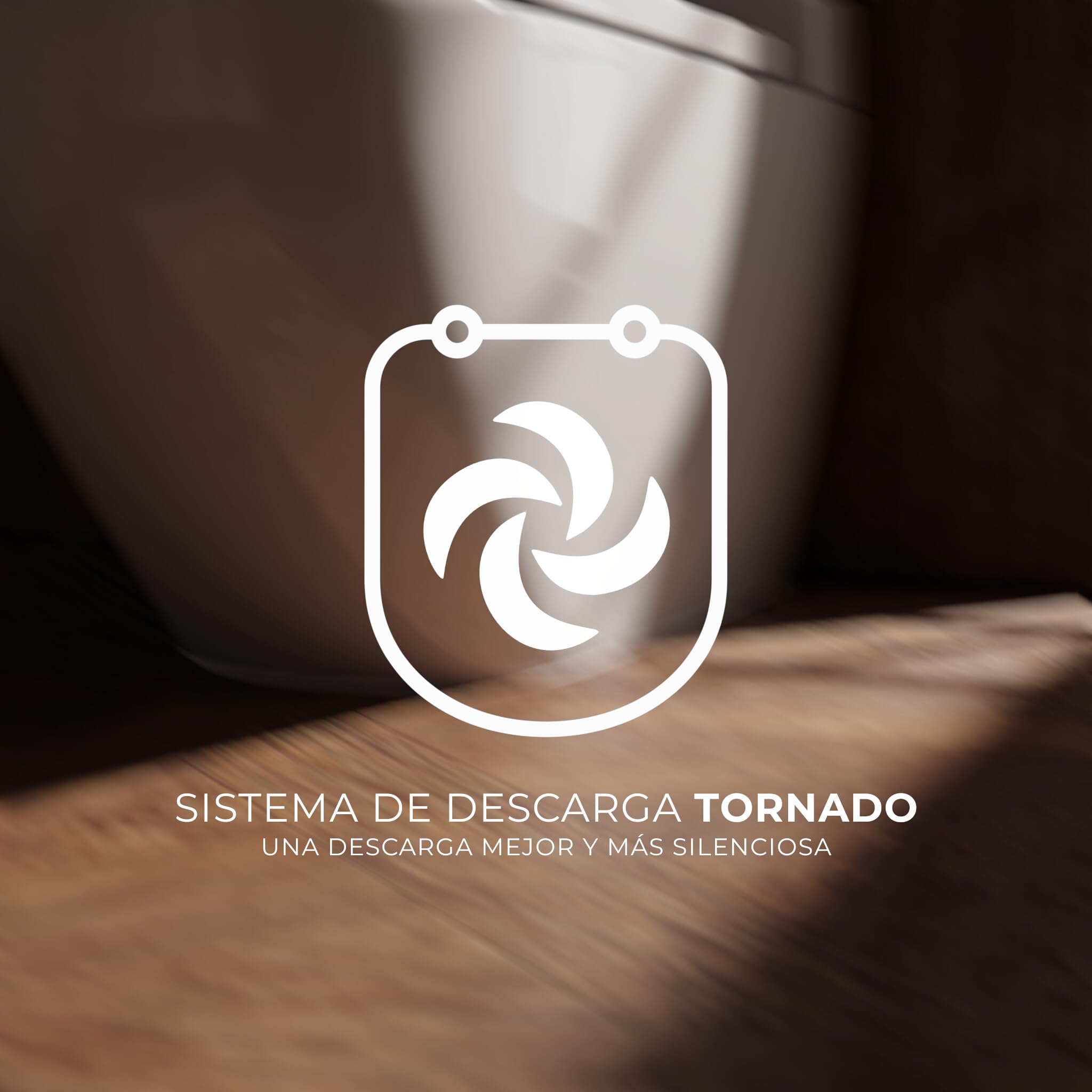 LAVITA Inodoro monobloque con cisterna integrada RUNSON WHITE Juego completo Tapa de inodoro con cierre automático Inodoro cerámico sin reborde Taza de inodoro Sistema de descarga TORNADO