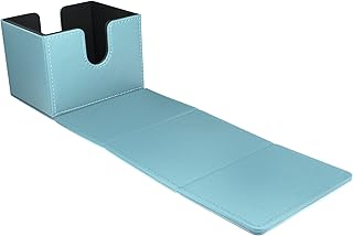 Ultra Pro - Vivid Alcove Edge Deck Box (Light Blue) - Stores & Protects Up To 100 Standard Size Collectible Cards, Baseball Cards, Gaming Cards, Sports Cards or Any Standard Size Cards In Collections