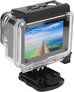 SJ10 Câmera de ação WiFi 4K 20MP, câmera subaquática de 30 m, mini DV Vlog de tela dupla com tela sensível ao toque, câmera esportiva WiFi grande angular de 170° para viagens, ciclismo, mergulho, natação, esqui