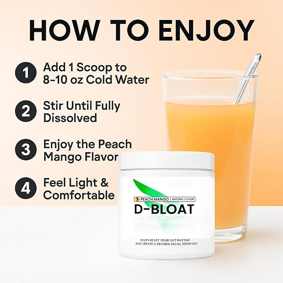 Debloat Powder, for Digestive Comfort, 1 pcs | debloat; relieve abdominal bloating; balance healthy gut environment; light comfortable body state