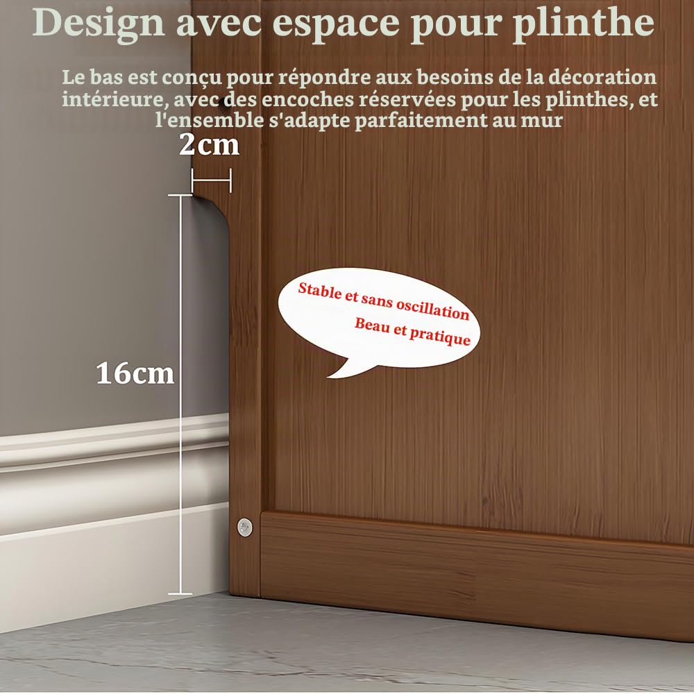 Étagère pour routeur, grande boîte de rangement pour routeur WiFi, armoire de routeur, cache les adaptateurs d'alimentation et les câbles Internet, les appareils, etc. (blanc)