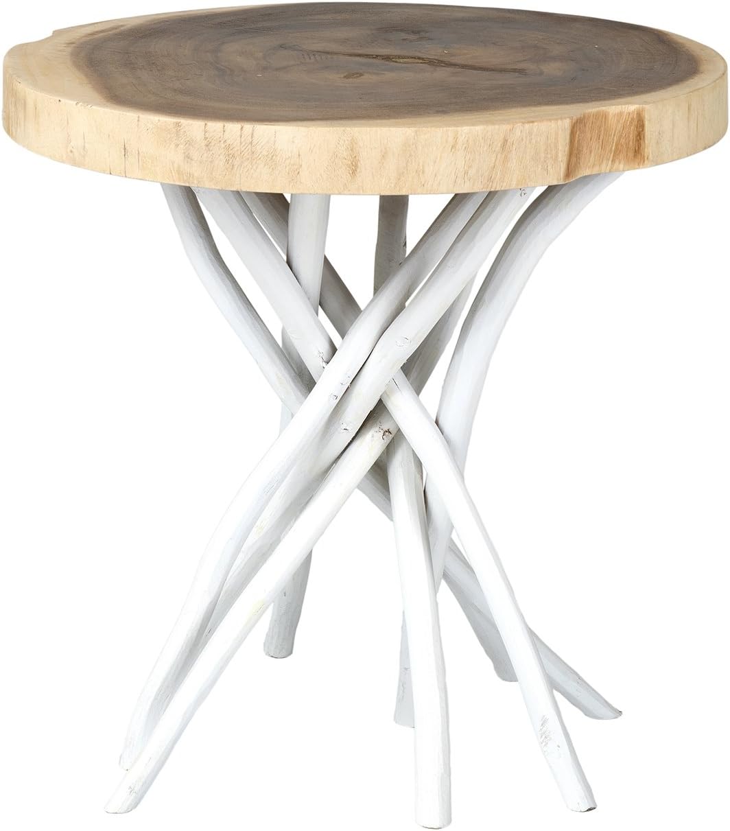 East at Main Charlotte Table, 22x22x22, White