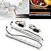JKAPCYJFHF 2pcs Flexible Crystal Tears LED Strip Light Car Headlight DRL Daytime Running Light -