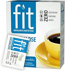 Adoçante Sucralose Fit com 50 Sachês de 0,6g