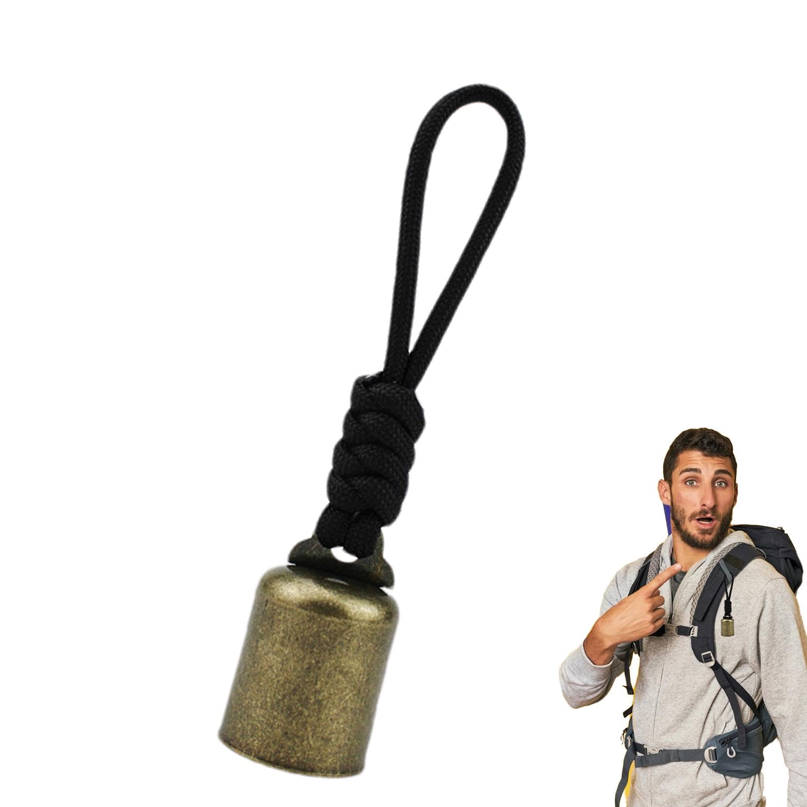 Wanderglocke für Tasche, Laute Bärenglocke - Laute Bärenglocke Vintage Metall Wanderglocke | Mehrzweck-Taschenanhänger für Outdoor-Zubehör mit Schalldämpfer zum Wandern und Klettern