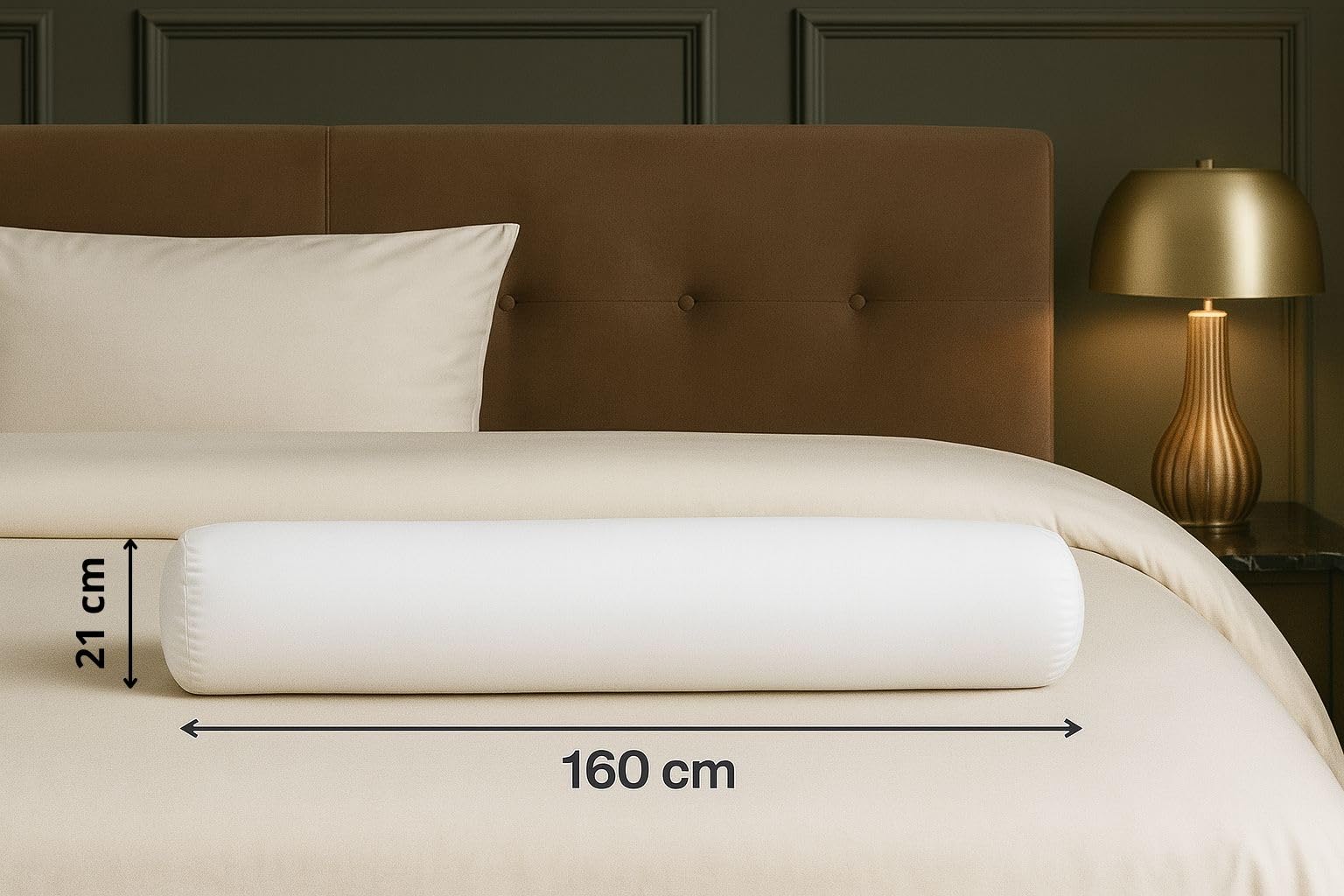 Promo Linge Traversini morbidi – bianco – Polacco di alta qualità – anti-acari – lavabile in lavatrice – Oeko-TEX Standard 100 (160 cm)