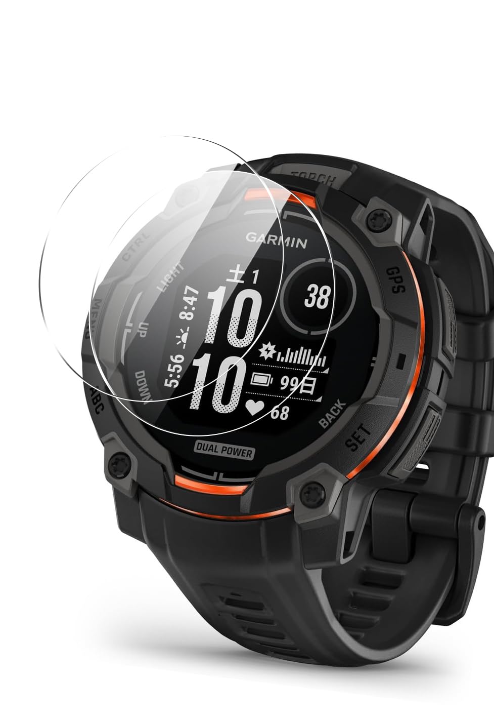 Amazon.co.jp: MAXKU GARMIN(ガーミン)Instinct 3 Dual Power