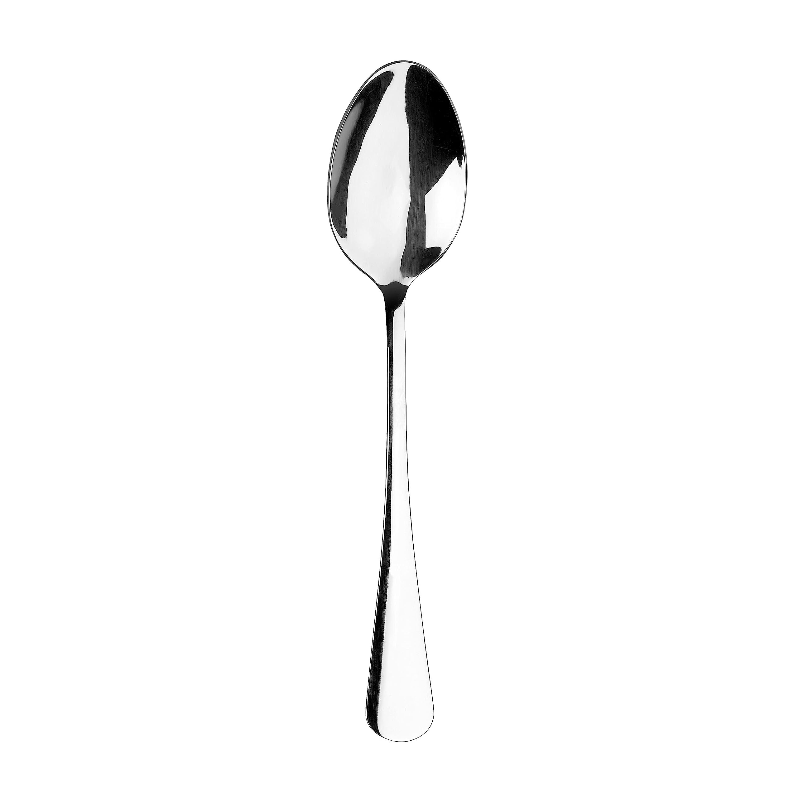 Tala Performance Stainless Steel Dessert Spoon, Rust and Stain Resistant Spoons with a Non-Slip Grip, Dishwasher Safe with a Mirror Polish Finish, Contemporary Design Made to Traditional Standards