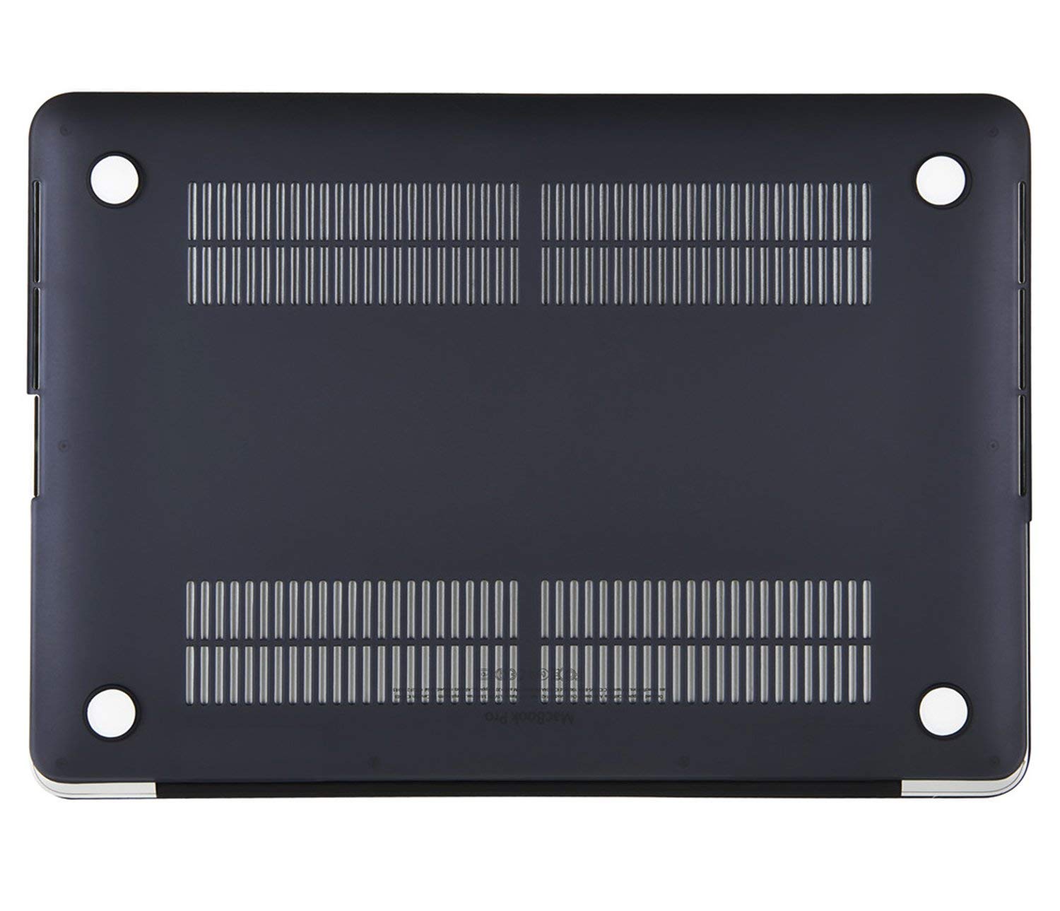 TECOOL Custodia MacBook PRO 15 Pollici Retina 2015 2014 2013 2012 Pubblicazione Modello A1398, Case Cover Opaca Rigida Plastica Ultrasottile +Accessori Copritastiera Silicone Italia Layout, Nero