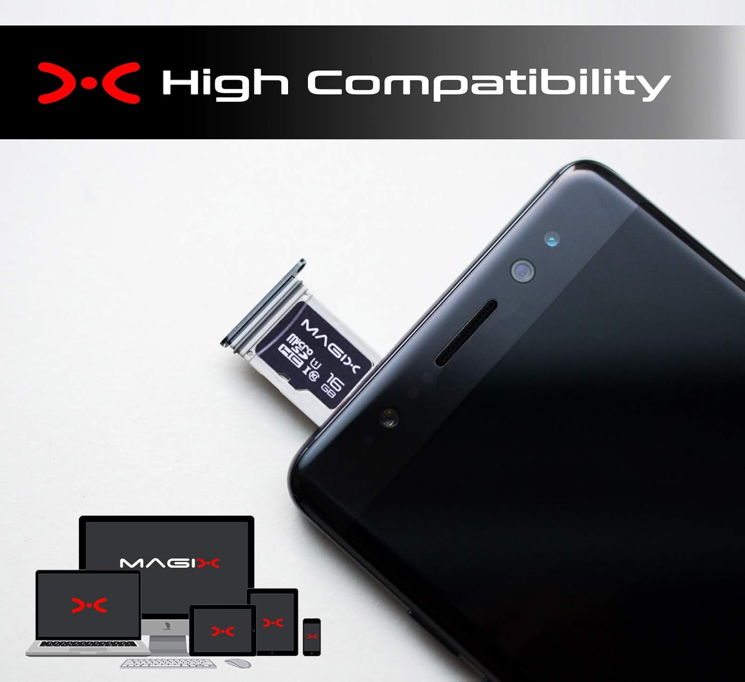 Best Promo Magix MicroSD Card HD Series Class10 V10 + SD Adapter, Read Speed Up to 80 MB/s (256GB) Best Cyber Deals 🔥 Magix MicroSD Card HD Series Class10 V10 + SD Adapter, Read Speed Up to 80 MB/s (256GB)