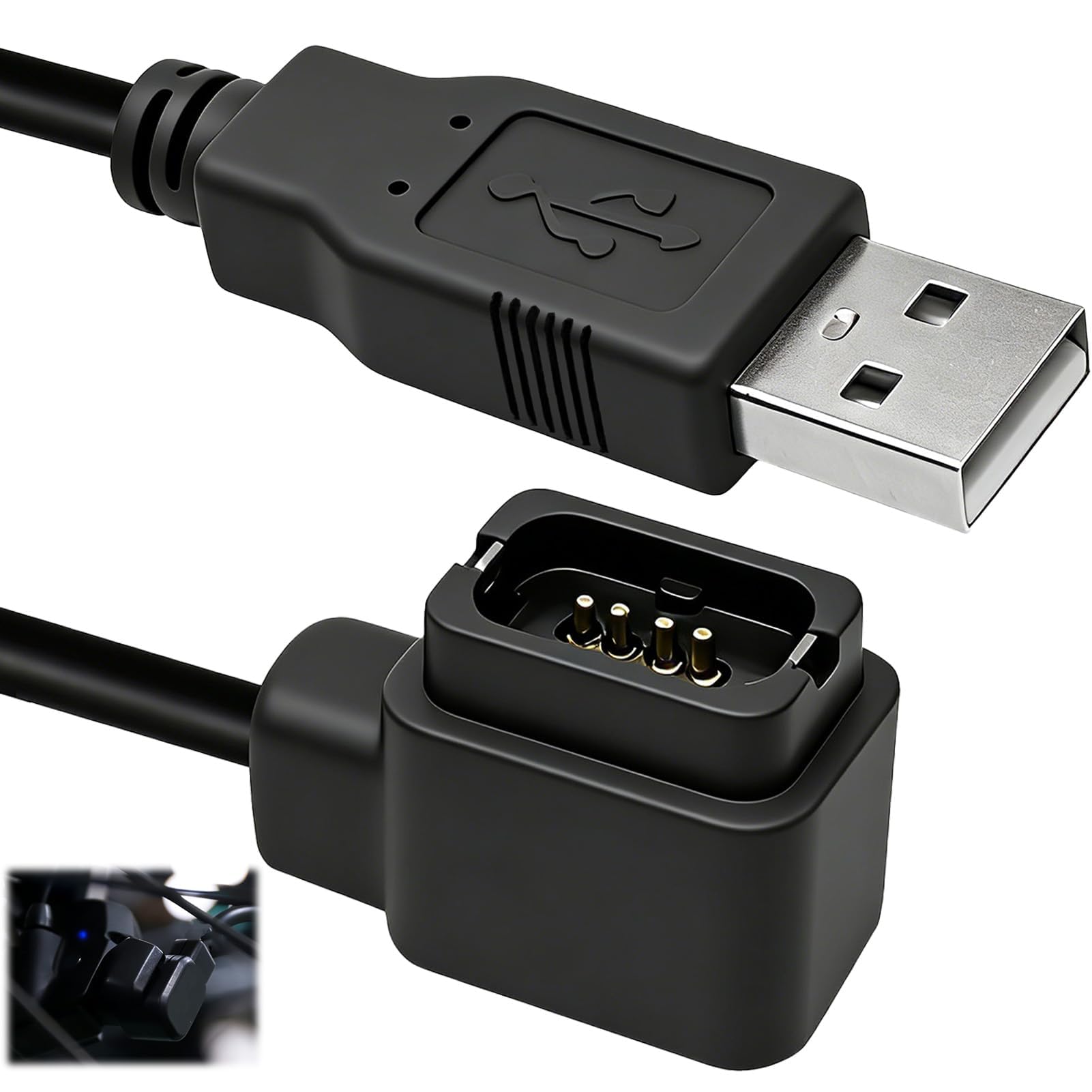 Cavo di ricarica EW-EC300 compatibile con Shimano Di2 a 12 velocità, caricatore rapido e sicuro per trasmissione bici da strada, cavo di ricarica EC300 magnetico per 105 7170 8170 9250 9250 9270