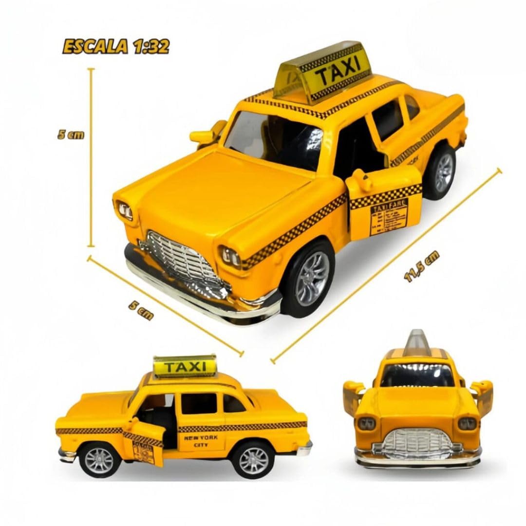 Power Toys TECH - Miniatura Taxi Antigo Cidade de Nova York