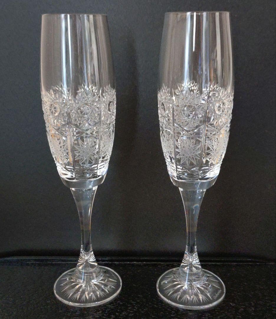 BOHEMIA GLASS ボヘミアグラス 5客セット ボヘミアンガラス デキャンタ