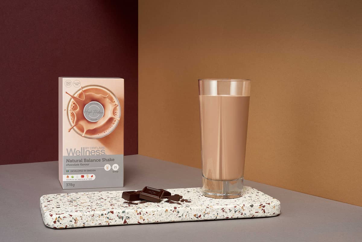 Oriflame Wellness Shake for Weight Loss and Good Health Suppliment Chocolate Flavour 500GM