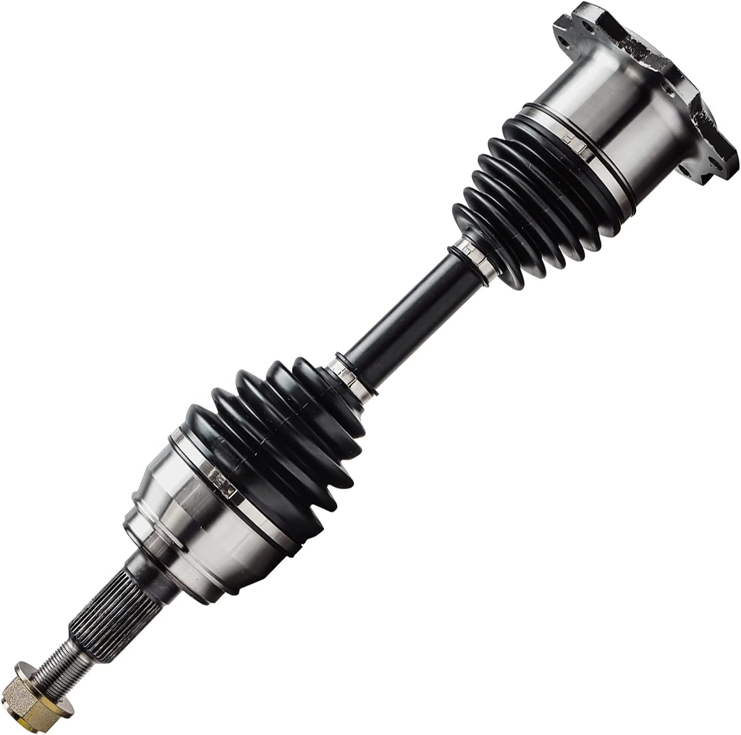 Detroit Axle - 4WD Front CV Axle Shafts for Chevy GMC Silverado Sierra Yukon XL Avalanche 1500 K1500 K2500 Pickup Suburban Tahoe Blazer Escalade ESV EXT 6 Lugs CV Axle Shafts Assembly Pair Replacement - Image 3