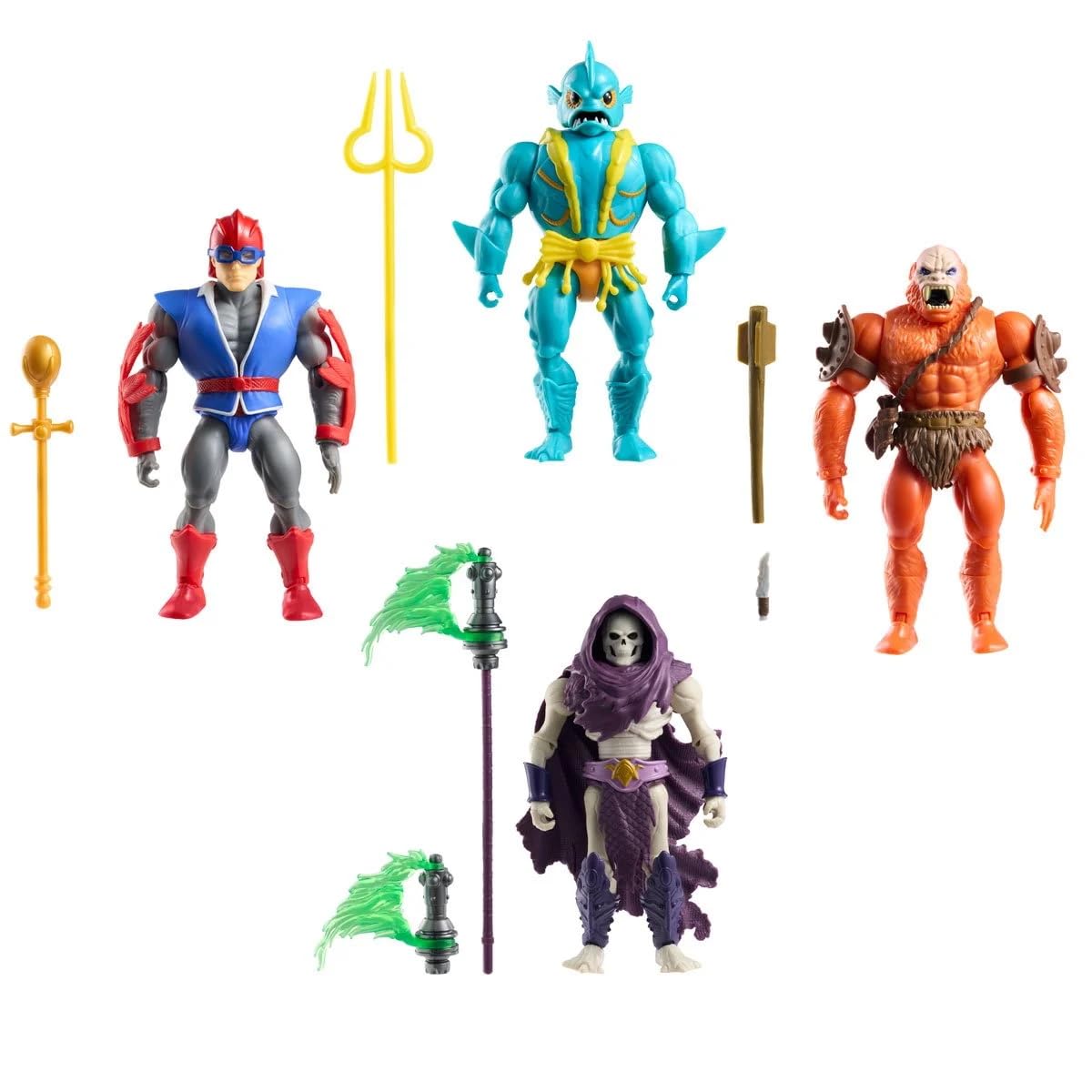 Masters of the Universe Origins Battle for Subternia Limited Action-Figuren, 4 Stück