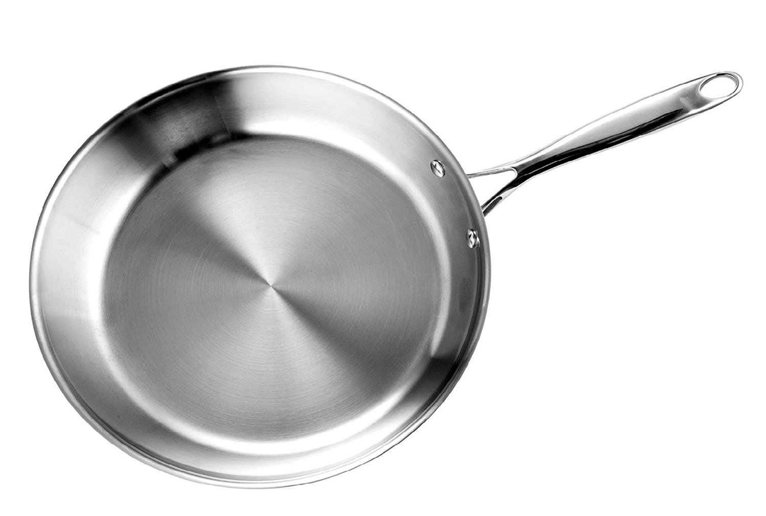Photo 1 of Cooks Standard 12-Inch Multi-Ply Clad, 30cm Stainless Steel frying pan, Silver 12" Silver
