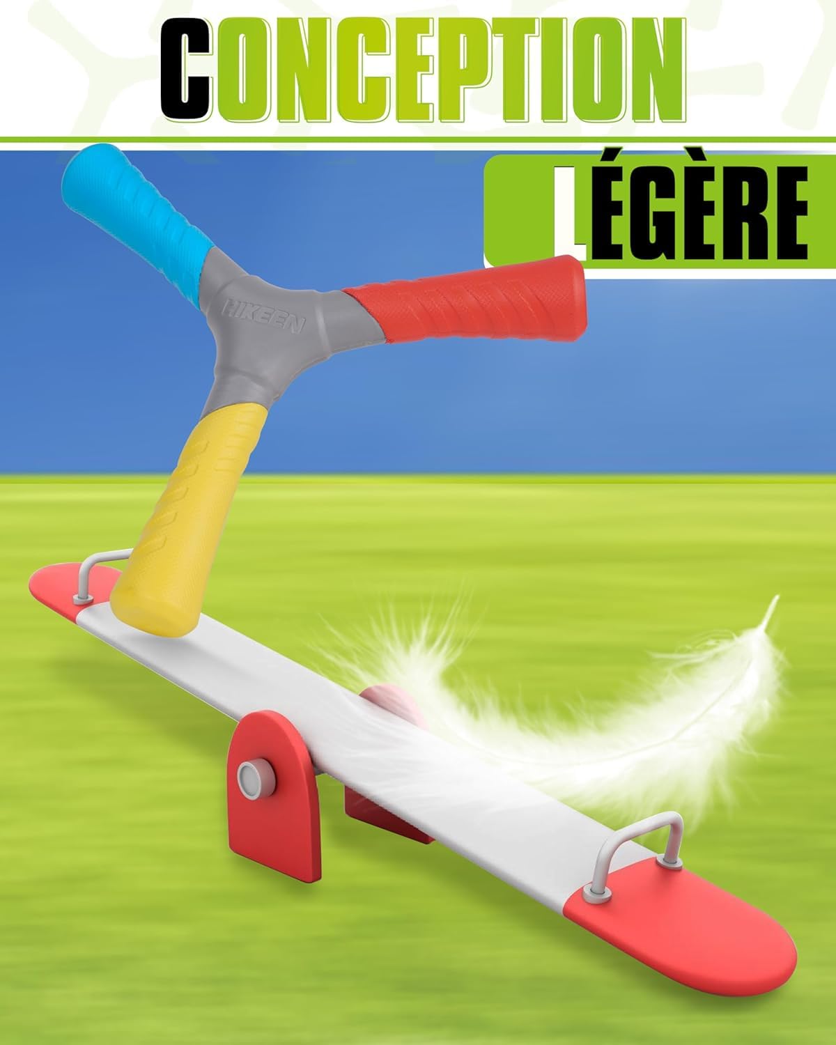 BOOSTEADY Lot de 2/4 Entraîneur Réactif de Capture: Équipement d’Entraînement de Coordination œil-Main en EVA pour Améliorer Agilité, Réflexes et Vitesse de Décision Intérieur/Extérieur