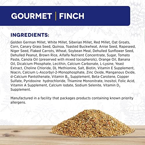 Hagen B2430 Gourmet Seed Mix for Finches, 1 Kg, 2.2-Pound, (Package May Vary) — view 9