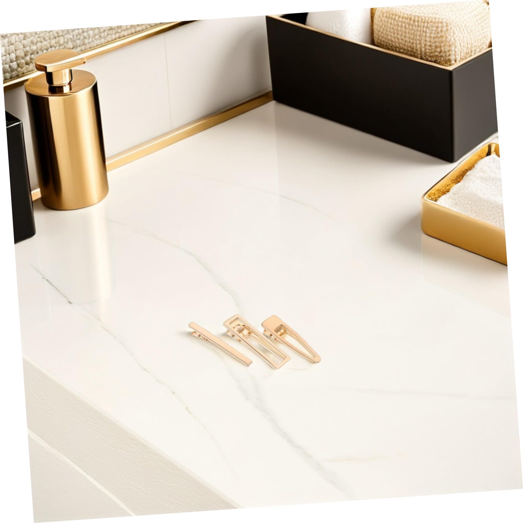 Hohopeti 60 pezzi Fermagli Capelli in Metallo Dorato di Tipi Clip Alligatore per Accessori Fai da Te Ragazze e Donne Delicati sui Capelli Resistenti e Leggeri per Uso Prolungato