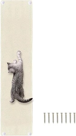 70.9″x 15.7″ Thickened Extra Large Cat Wall Climbing Carpet, Cat Climbing Wall Scratcher, Cat Carpet, Couch Sofa Protector-Natural 70.9″x 15.7″ Thickened Extra Large Cat Wall Climbing Carpet, Cat Climbing Wall Scratcher, Cat Carpet, Couch Sofa Protector-Natural