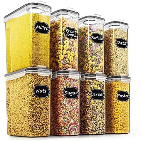 Wildone Airtight Cereal Storage Containers Set Cover