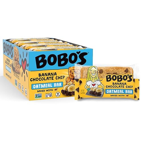 Miniatura 76 de Barras de avena naturales Bobos, libres de gluten, 3 onzas, paquete de 12